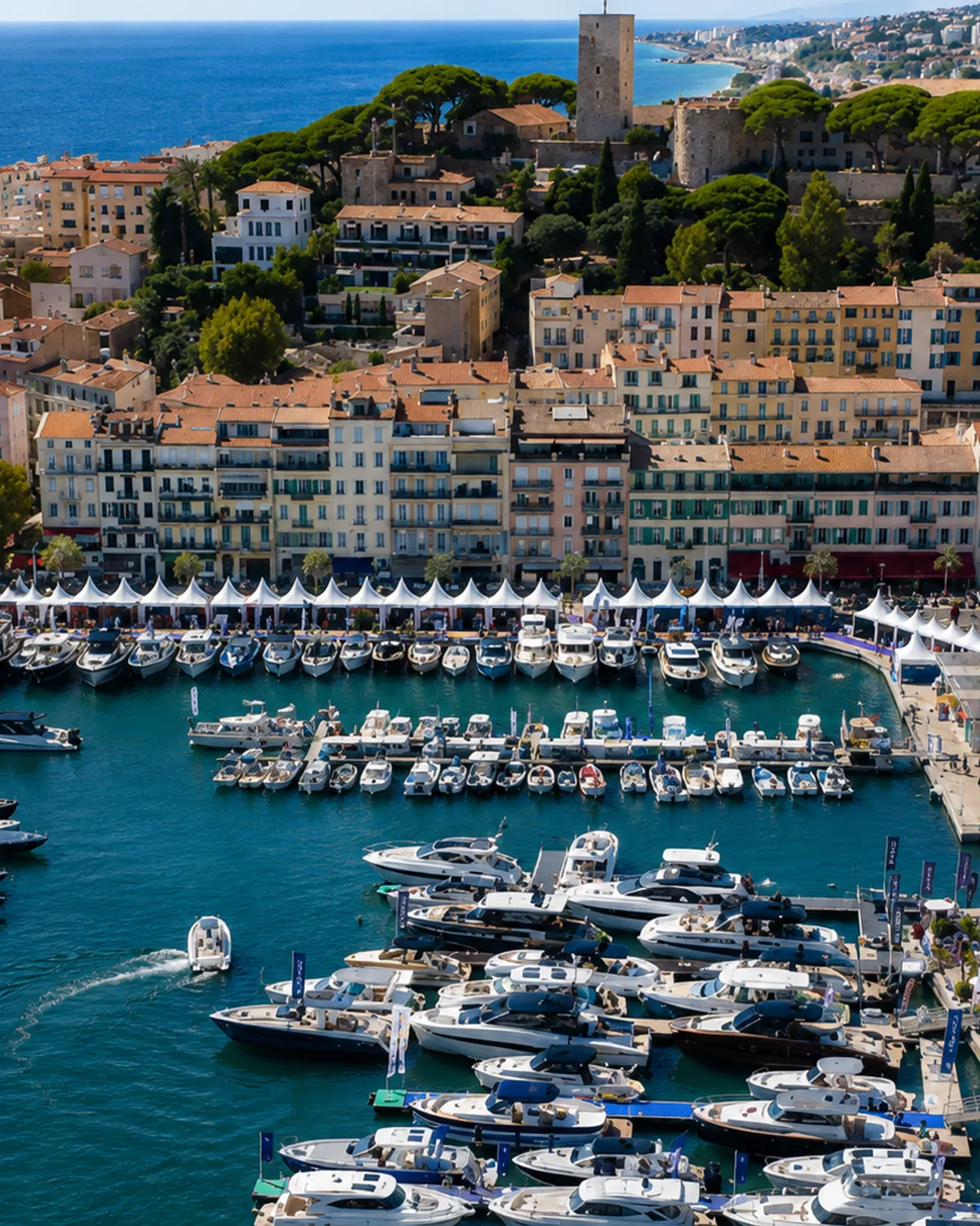 Cannes Yachting Festival — the Vieux Port